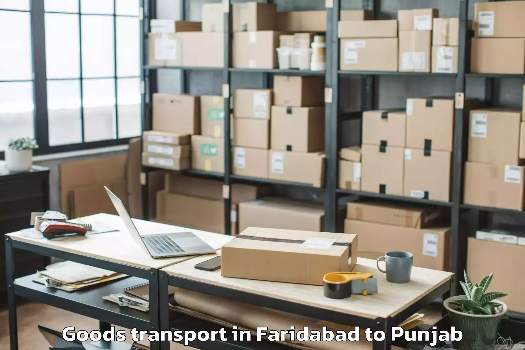 Affordable Faridabad to Ludhiana West Goods Transport